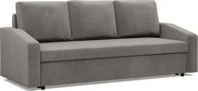 Produktbild von Sofa mit Schlaffunktion NEO, Wohnzimmer Couch 3-Sitzer 220x92cm, Hellgrau
