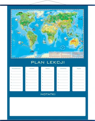 Obrázok produktu pre Plan lekcji - Mapa Świata Edukacyjna