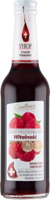 Zdjęcie produktu dla Excellence Witalność Suplement diety syrop malinowy 320 ml