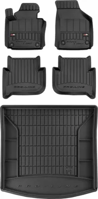 Obrázek produktu pro Sada 3D gumových rohoží VW Touran 1 (2003–2010), 7 sedadel