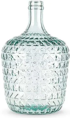 Image de the way up Vase en verre recyclé Valentina 20cm clear 30cm de haut