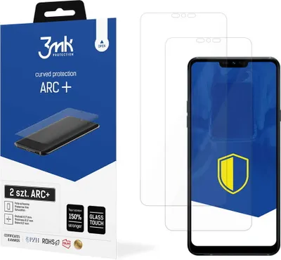 Produktbild von 3mk Display Schutzfolie ARC+ für LG K42  0,17mm Self-Heal (2 Stück)