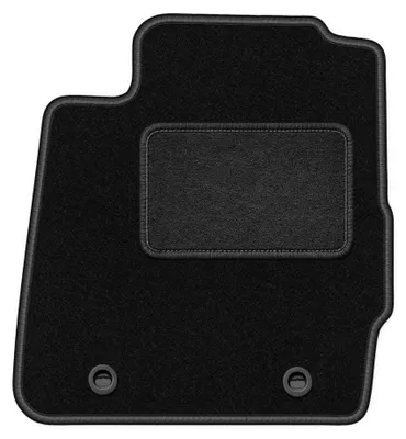 Zdjęcie produktu dla Dywanik samochodowy welurowy kierowcy do Ford Fiesta MK7 (2008-2011, hatchback) czarny, dopasowany