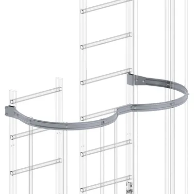 Produktbild von MUNK Rückenschutzbügel versetzte Ausführung Aluminium eloxiert