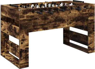Produktbild von vidaXL Tischfußballtisch Geräucherte Eiche 146,5 x 74 x 85 cm