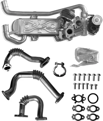 Image de Module EGR avec tuyauterie PARTSTEC IAM-Expertise adapté notamment à AUDI A1