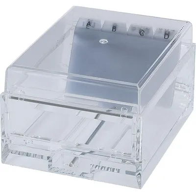 Produktbild von Alco Karteibox Acryl 150x110x80mm glasklar