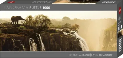 Image de Puzzle panoramique Éléphant 1000 pièces