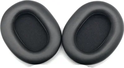 Obrázok produktu pre INF Pár koženkových náušníkov pre slúchadlá Sony WH-1000XM5 a XM6 - Komfort čierna