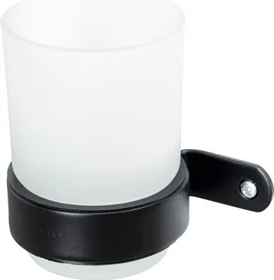 Produktbild von Zahnputzbecher HACEKA Ixi schwarz matt 1208555