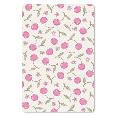 Produktbild von MuchoWow® Mauspad Mousepad Kirschen - Blumen - Tupfen - Muster 18x27 cm - Mousepads - Maus Mat - Pad - Mausunterlage