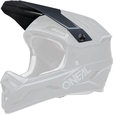 Produktbild von O'NEAL Helmschirm Backflip Solid Visor, Schwarz