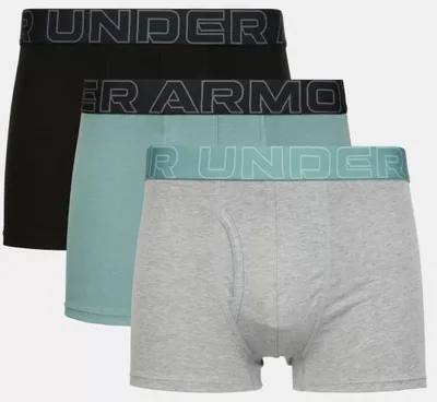 Produktbild von Herren-Boxershorts UNDER ARMOUR M UA PERF Baumwolle 3IN - 3PK JASPISBLAU Größe: 4XL