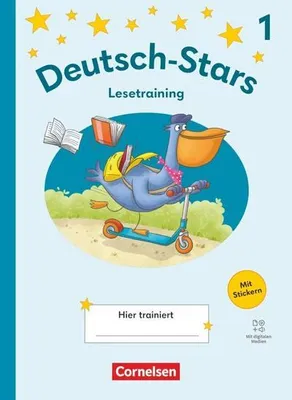 Immagine prodotto di Deutsch-Stars 1. Schuljahr - Lesetraining Ausgabe 2025 - Übungsheft