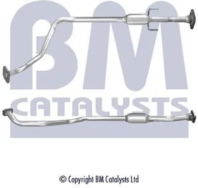 Produktbild von BM CATALYSTS Abgasrohr Auspuffrohr für NISSAN MICRA IV (K13) BM50285