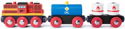 Produktbild von Woody Woody Lokomotive + 2 Güterwagen 91898