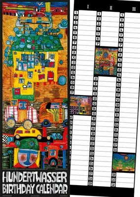 Image de Calendrier anniversaire Hundertwasser