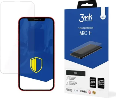 Produktbild von 3mk Display Schutzfolie ARC+ für Apple iPhone 13/13 Pro 0,17mm Self-Heal