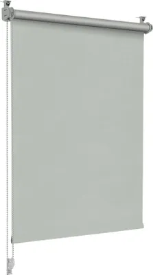 Produktbild von Sonello Verdunkelungsrollo Klemmfix ohne Bohren 90 x 150 Hellgrau Verdunklungsrollo Fensterrollo Rollo Seitenzugrollo Klemmrollo für Fenster & Tür