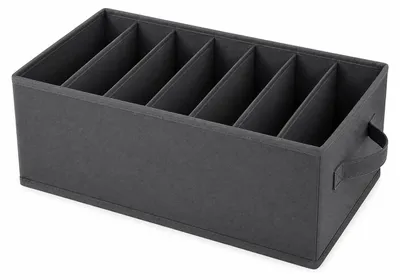 Produktbild von Schubladen Organizer 42 x 30 x 22 cm – Aufbewahrungsbox aus Non Woven mit 7 Fächern und Tragegriffen