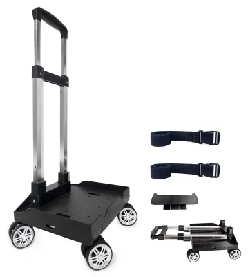 Produktbild von Omgoods – Faltbarer Trolley mit 4 Rädern