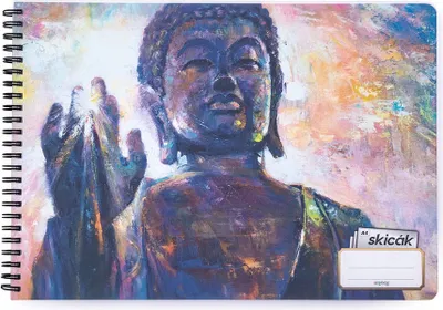 Produktbild von Oxybag Skicák A4 50 listů, 190g Budha
