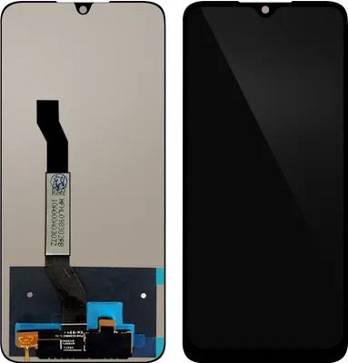 Image de Clappio, écran de remplacement compatible Xiaomi Redmi Note 8T, écran prémonté, noir