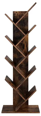 Imagen del producto de Estantería Árbol Oskar de Madera Rústica con 8 Estantes