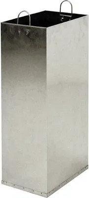 Produktbild von Inneneimer für modulare Abfalltrennanlage mit 60 Liter | HxBxT 64,1x29,4x20,7cm | Verzinkt