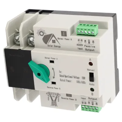 Image de Commutateur automatique double puissance Commutateur automatique double puissance 230V Commutateur automatique double puissance Commutateur automatique