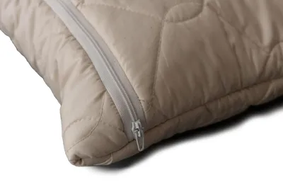 Produktbild von Bio Hirsekissen 40x40cm Komfort-extra Bio-Steppware + Bio Hirseschalen direkt befüllt | ungefärbt und ungebleicht | Schlafkissen, Kopfkissen