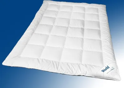 Produktbild von Walburga Bettdecke, Steppbett World Perkal / Super Fill 1 WP 155 x 220 cm sommerlich leicht