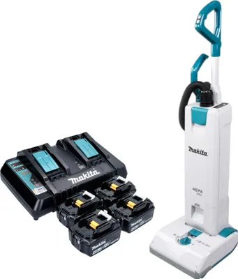 Produktbild von Makita DVC 560 PM4 Akku Staubsauger 36 V ( 2x 18 V ) 5 l Brushless + 4x Akku 4,0 Ah + Ladegerät