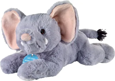 Produktbild von Bauer ECO-LINE - Plüschtier Elefant (liegend, 33cm) Kuscheltier Stofftier recycelten Materialien