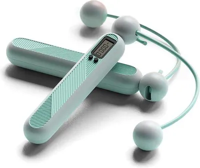 Produktbild von Famanu Springseil kabellos - Mit LCD-Zähler und ergonomischem Griff