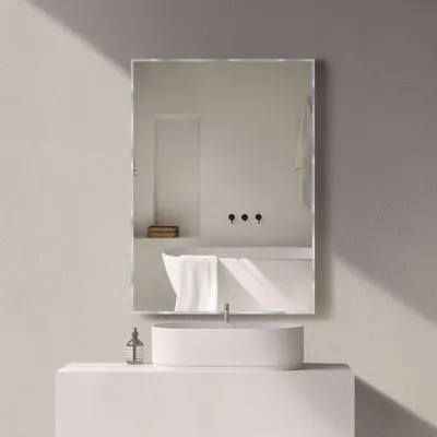 Obrázek produktu pro nielsen HOME nástěnné zrcadlo Alpha, eloxovaný černý mat, hliník, cca 50x70 cm