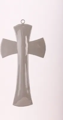 Produktbild von Wandkreuz Metall, anthrazit lackiert 20 cm