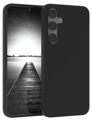 Produktbild von EAZY CASE Silikonhülle für Samsung Galaxy S24 Plus Silikon Backcover Schutz in Schwarz