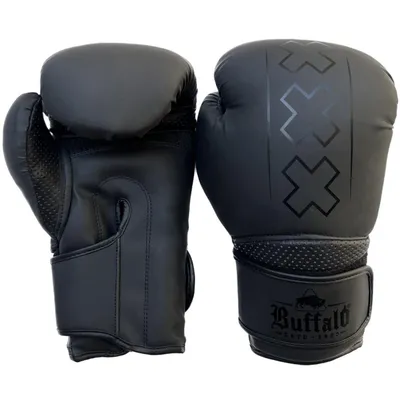 Obrázok produktu pre Kovové boxerské rukavice Buffalo čierne 14oz