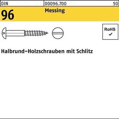 Produktbild von Reyher  96 MS Holzschrauben 2,5x16 mit Schlitz (500 Stück)