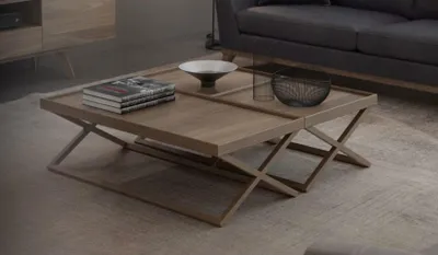 Immagine prodotto di Tavolino pieghevole marrone Tavolino in legno Tavolino da salotto stile arredamento