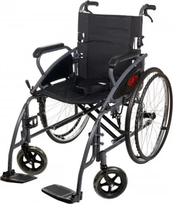 Produktbild von ANTAR Rollstuhl mit Stahlrahmen schwarz