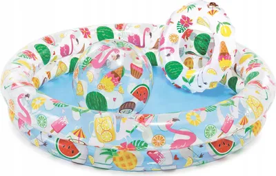 Zdjęcie produktu dla Basen dmuchany kko i pieczka zestaw 122 x 25 cm INTEX 59460