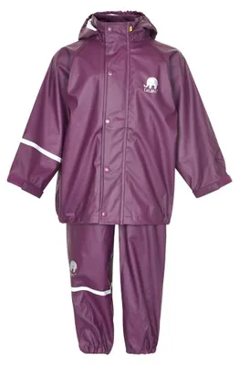 Produktbild von CeLaVi Kinder 100 % Wasserdichtes Regen-Set – PolyurethanRegenjacke und Regenhose, Windd