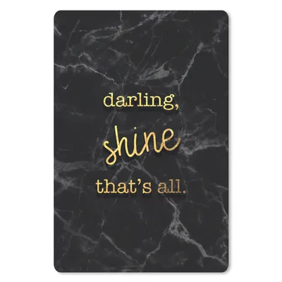 Produktbild von MuchoWow® Mauspad Mousepad Zitate - Glänzen - Gold - Marmor 18x27 cm - Mousepads - Maus Mat - Pad - Mausunterlage