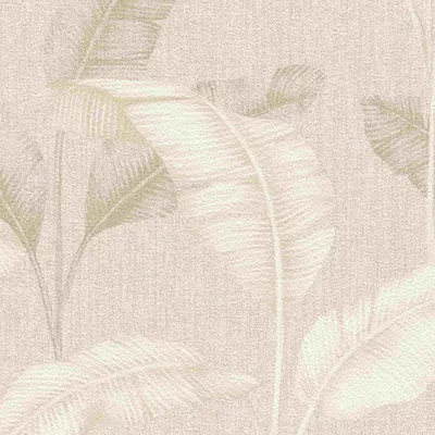 Obrázok produktu pre Papierové tapety 200331 tapety botanická džungľa 53 x 1005 cm Rasch Selection Beige