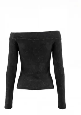 Image de Chemise pour femmes THREEZY - noire, taille M