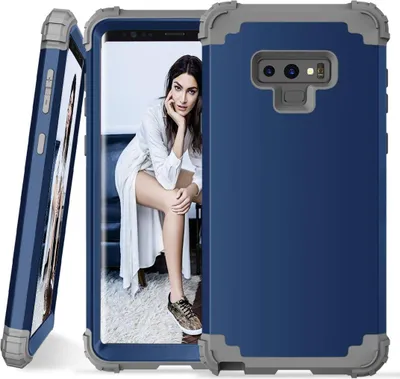 A phone case is shown in front of a model.