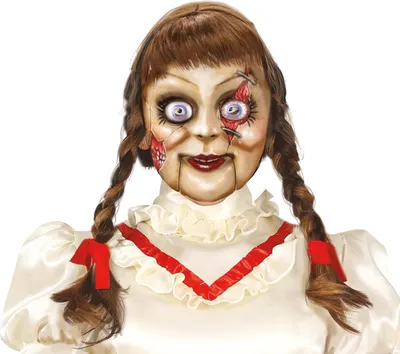 Productafbeelding van Halloween popmasker, vintage horrorfilm, griezelig, onheilspellend, kostuum, spookpop kostuum, horror, Halloweenfeest, onheilspellende details, griezelige feeststemming, kleur: meerkleurig