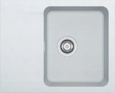 Produktbild von Franke Orion - Tectonite Spülbecken OID 611-62, 620x500 mm, weiß 114.0288.566